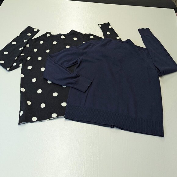 A New Day Bundle of Two Size Small Cardigans Black/White, Navy - Picture 9 of 9